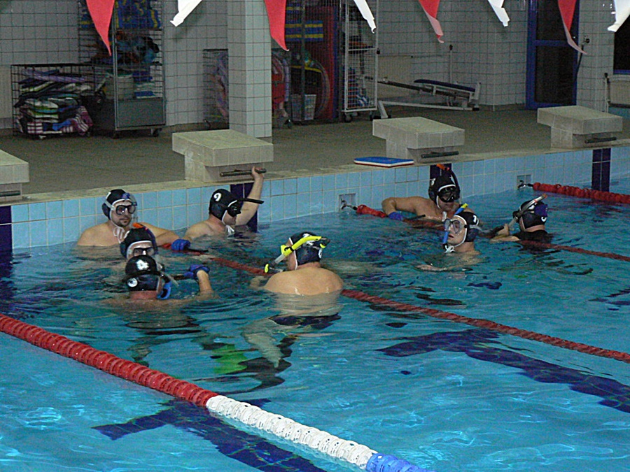 Hokej pod wodą Walenie Bełchatów XI 2012